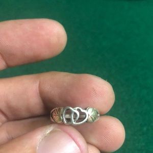 12k gold with silver ring